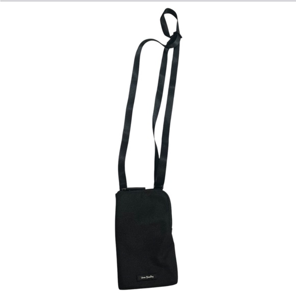 Vera Bradley Crossbody Phone Purse Black Floral Pattern - Picture 1 of 6